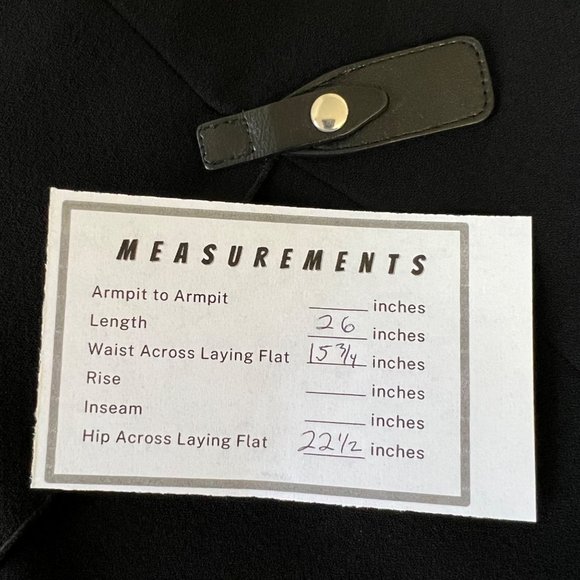 Marisa Minicucci Womens Faux Wrap Pencil Skirt Black Knee Length size 12 - Picture 8 of 8